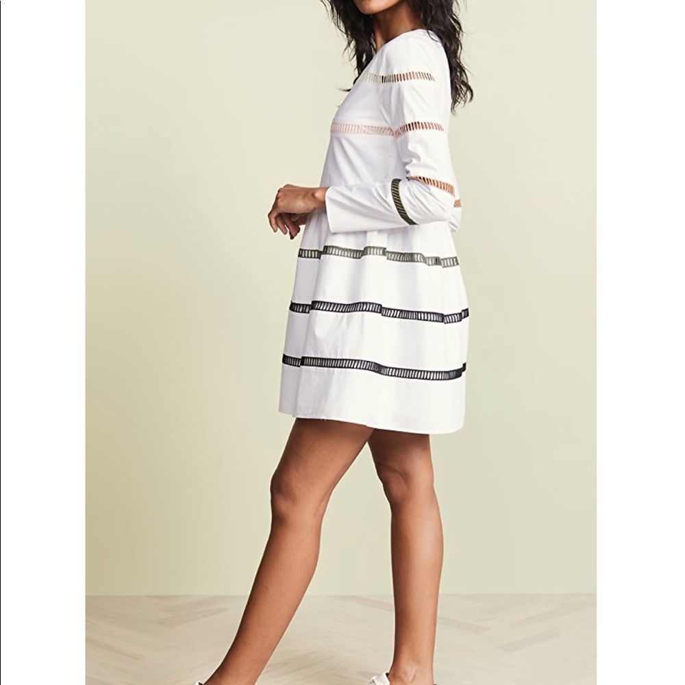 NWOT shopbop ENGLISH FACTORYA-Line Striped Dress - Picture 4 of 5